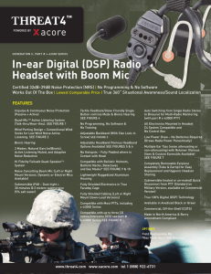 Radio Headset with Boom Mic