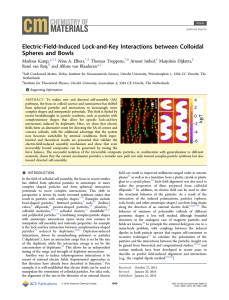 Electric-Field-Induced Lock-and-Key Interactions