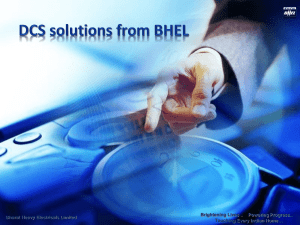 DCS solutions from BHEL