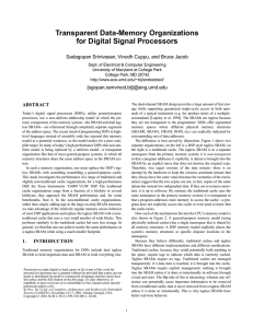 Transparent Data-Memory Organizations for Digital Signal Processors