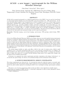 SPIE paper - Isaac Newton Group of Telescopes