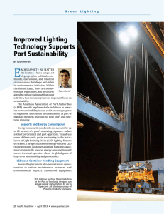 Improved Lighting Technology Supports Port