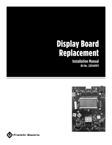 Display Board Replacement