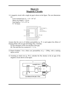 Sheet (1) Magnetic Circuits