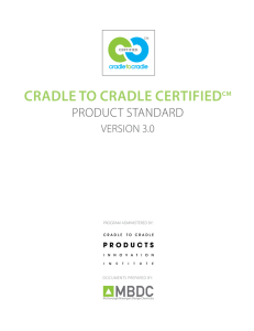 standard document - Cradle to Cradle Products Innovation Institute