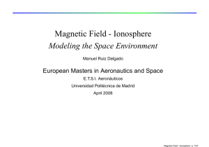 Magnetic Field - Ionosphere