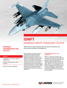 Improved Swept Frequency Tester (ISWFT)