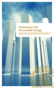 Nanoscience for Sustainable Energy