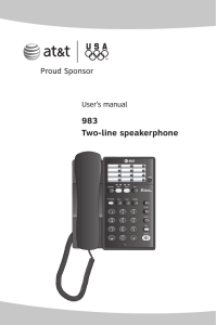 983 Two-line speakerphone - Vt.vtp