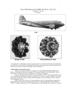 DC-3 Crew Chief Notes