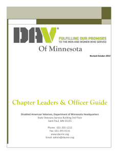 Chapter Officer Guide Updated October 2012