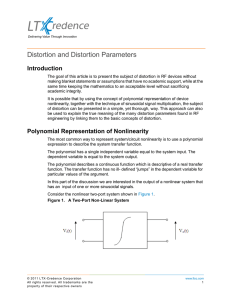 Distortion and Distortion Parameters