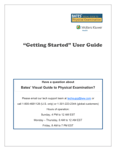 “Getting Started” User Guide