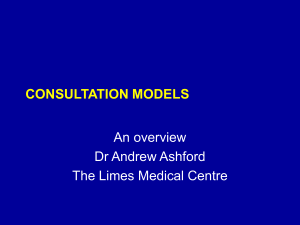consultation models skills