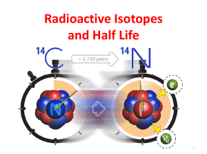 7.2 - radioactive decay and half life 1