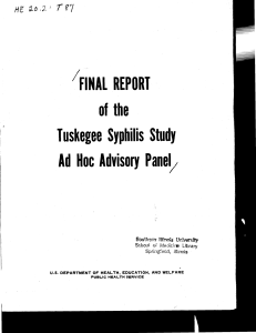 Tuskegee report