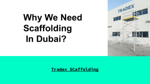 scaffolding in Dubai