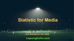 Liga 1 Statistics Provider for Online Media-2021