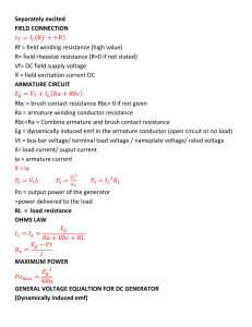 dc-generator-formula