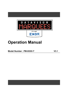 PM-420-T Operation Manual V3.1
