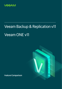 veeam vbr one 11 0 editions comparison