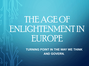 age of enlightenment ppt show