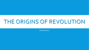 The French Revolution - The Origins of Revolution