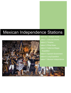 Mexican Independence Stations