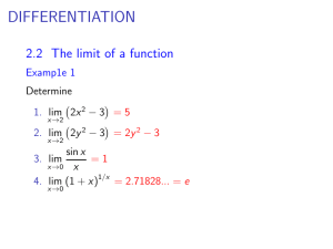 Differentiation Tips and Examples