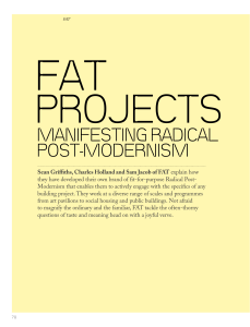 [Architectural Design vol. 81 iss. 5] FAT - FAT Projects  Manifesting Radical Post-Modernism (2011) [10.1002 ad.1297] - libgen.li