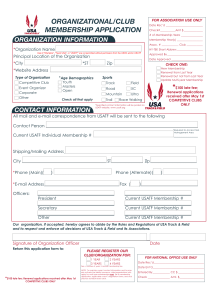 A-List Errand & Concierge Service Membership Application 