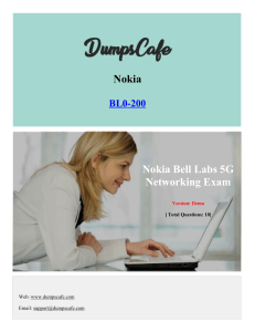 DumpsCafe Nokia-BL0-200 Exam Dumps Free Demo