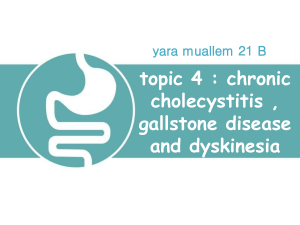 chronic cholecystitis 