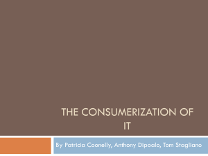 The Consumerization of IT