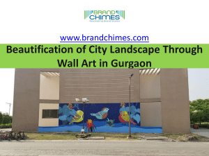 Beautification of City Landscape Through Wall Art in Gurgaon