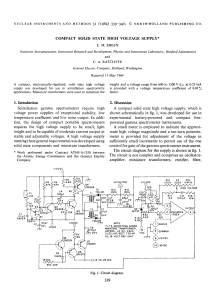 1964 compact solid state high voltage supply (philbrick p65-a)