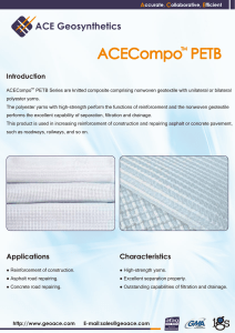 ACECompo PETB™  Product Brochure