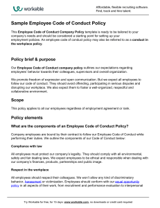 employee-code-of-conduct-company-policy