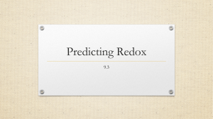 9.3 Predicting Redox