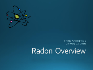 Kims Radon CDBG Small Cities Applications 12219