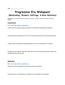 ProgressiveEraWebquest