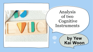 ppt-cognitive instruments