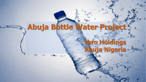 Abuja Water Project limited