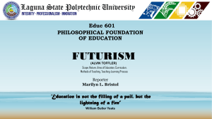 FUTURISM EDUC601