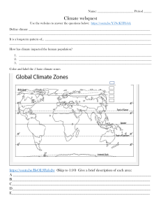 climate webquest intro
