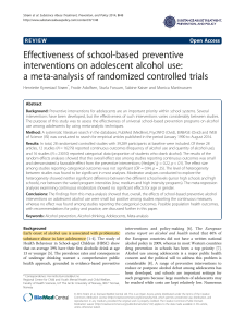 Strøm-2014-Effectiveness of school-based preve