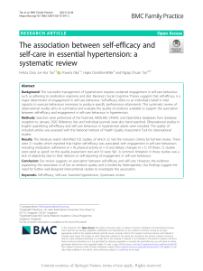The association between self-efficacy and self-car