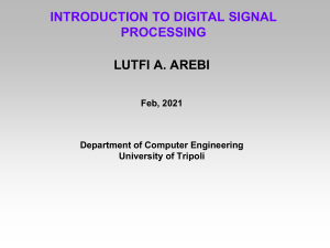 Digital signal processing 
