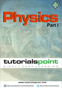 physics part1 tutorial