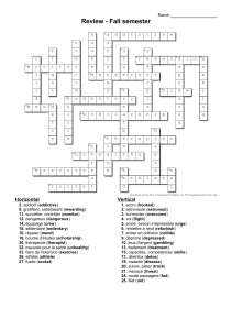 crossword-REVIEW FS ANSWER KEY